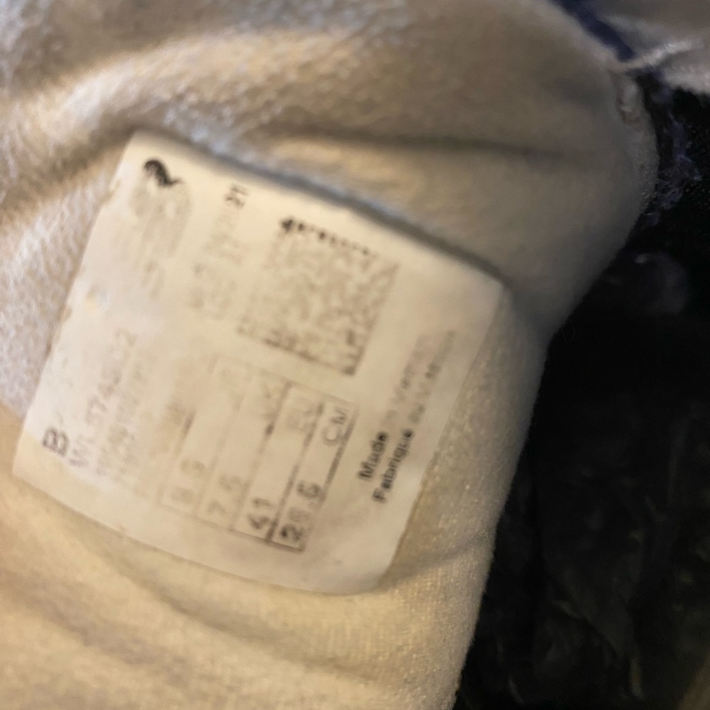 New Balance Men's Navy and Tan Sneakers - Picture 8 of 9